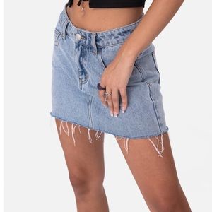 Adika Costa Denim Mini Skirt